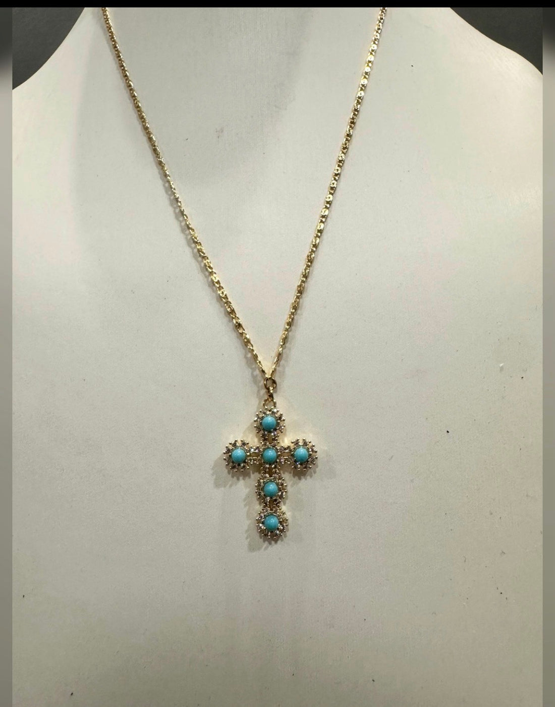 Desert Bloom Cross Necklace