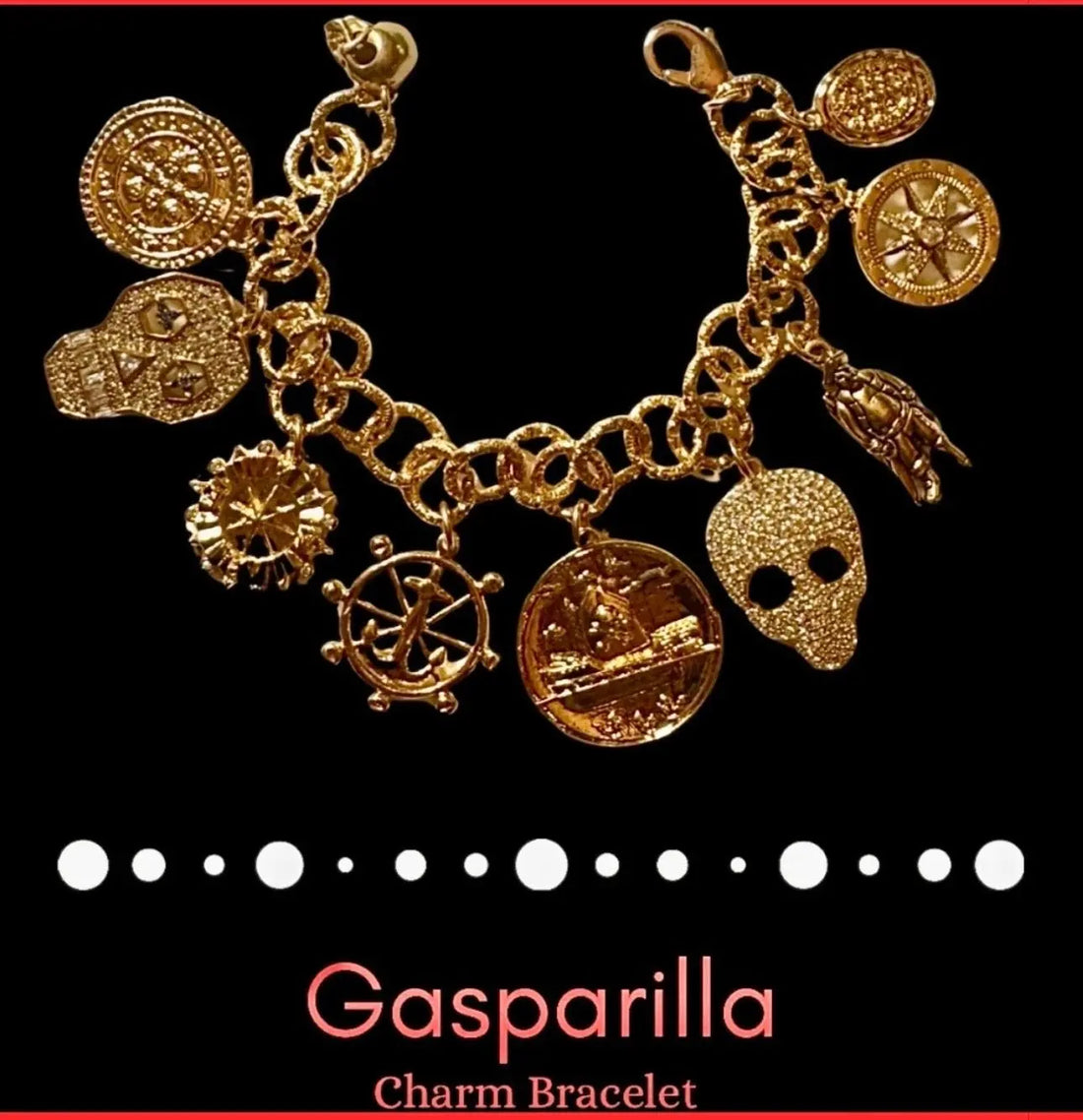 Gasparilla Charm Bracelet sara & frannie jewelry