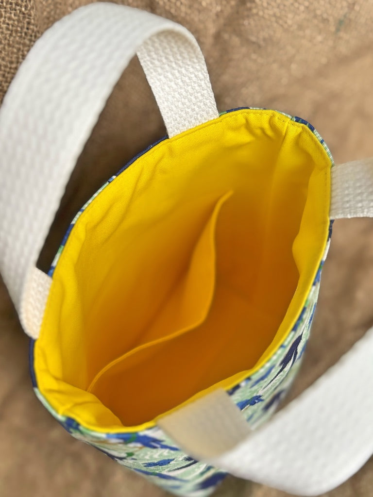 Mini Blue Parrot Tote Conch Couture