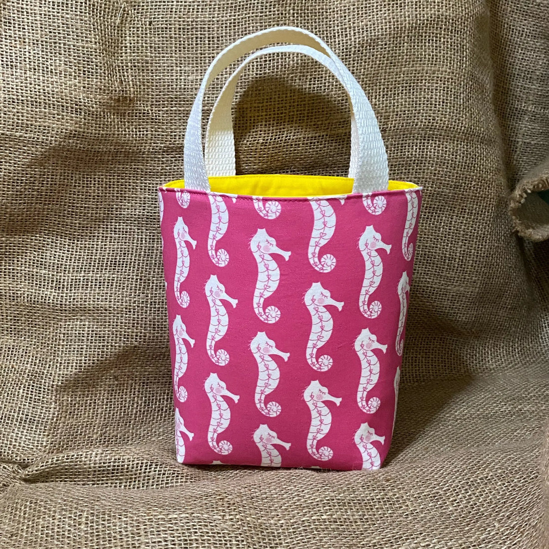 Mini Pink Seahorse Tote Conch Couture