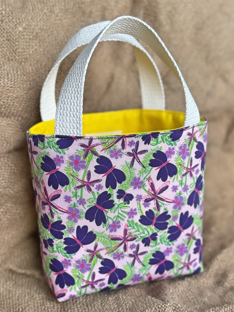 Mini Purple Butterflies Tote Conch Couture