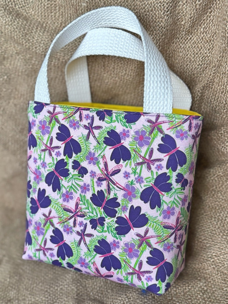 Mini Purple Butterflies Tote Conch Couture