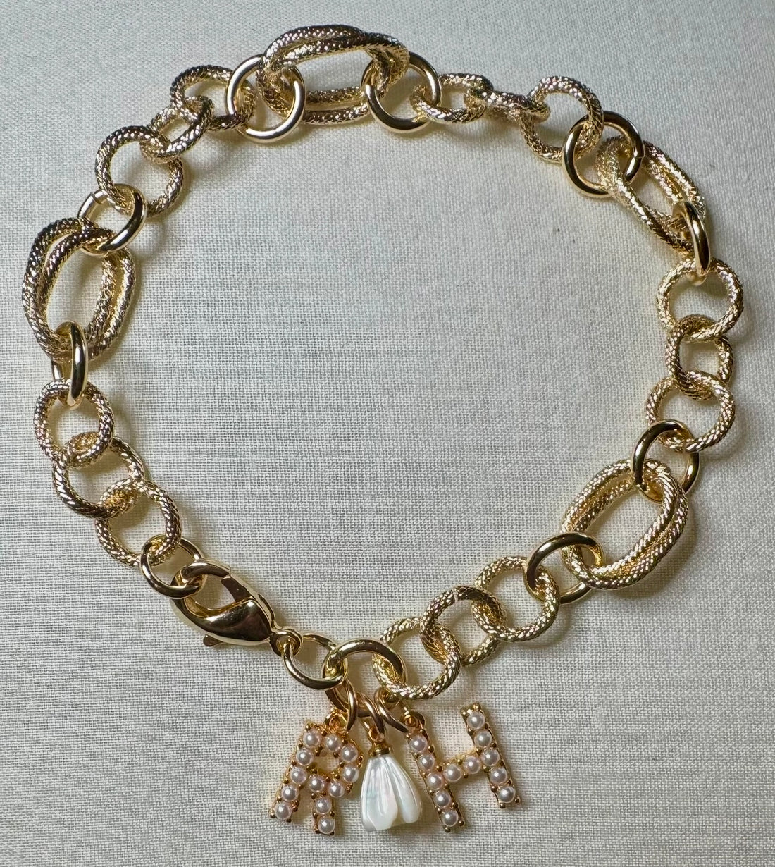 Rowan Initial Bracelet