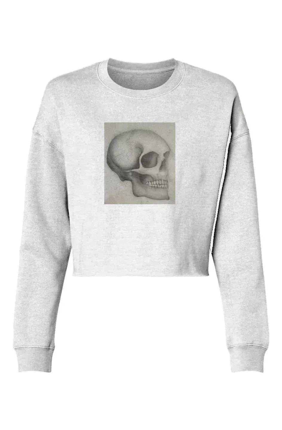 KCOlivia Skull Lightweight Cropped Crew