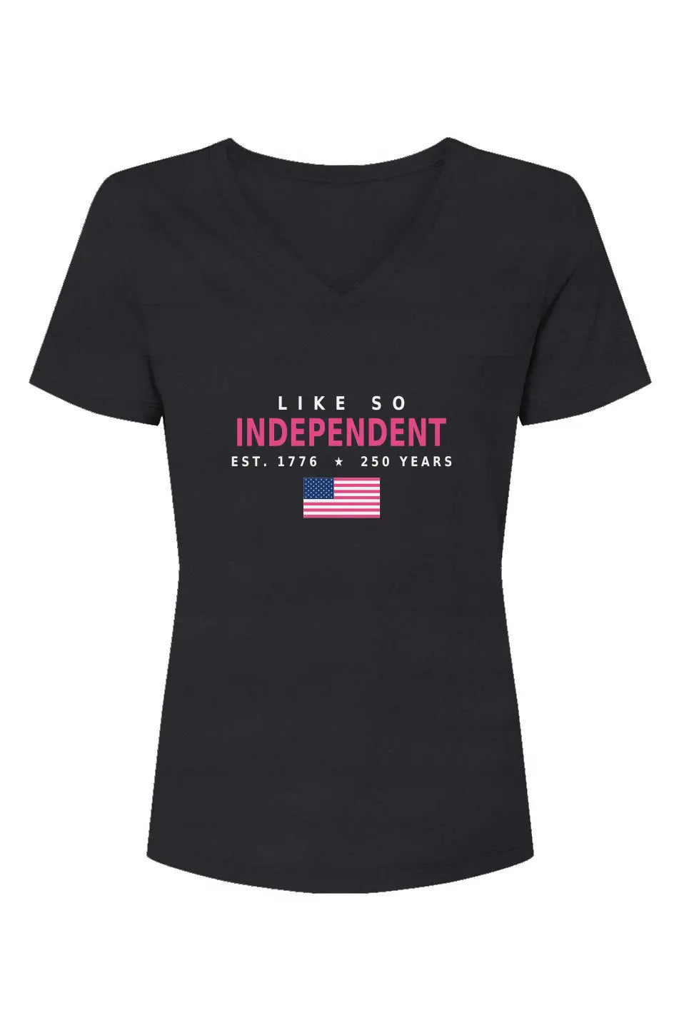 Like So Independent V-Neck Tee
