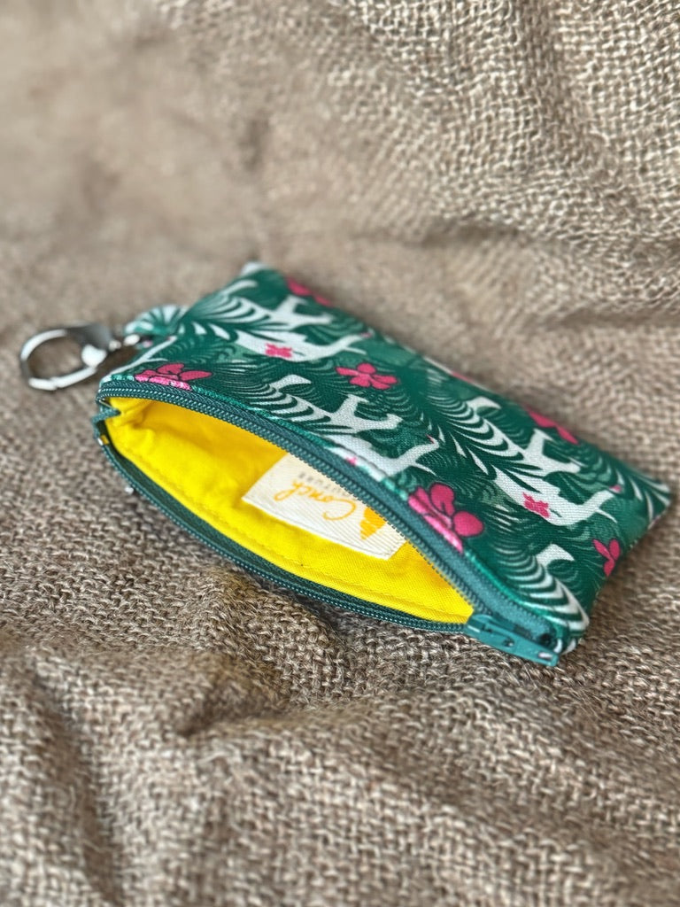 Small Jungle Elephant Zip Bag Charm Conch Couture