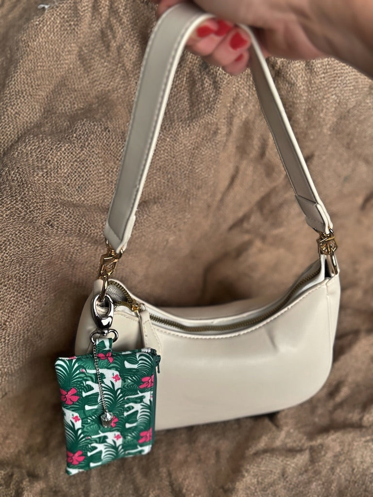 Small Jungle Elephant Zip Bag Charm Conch Couture