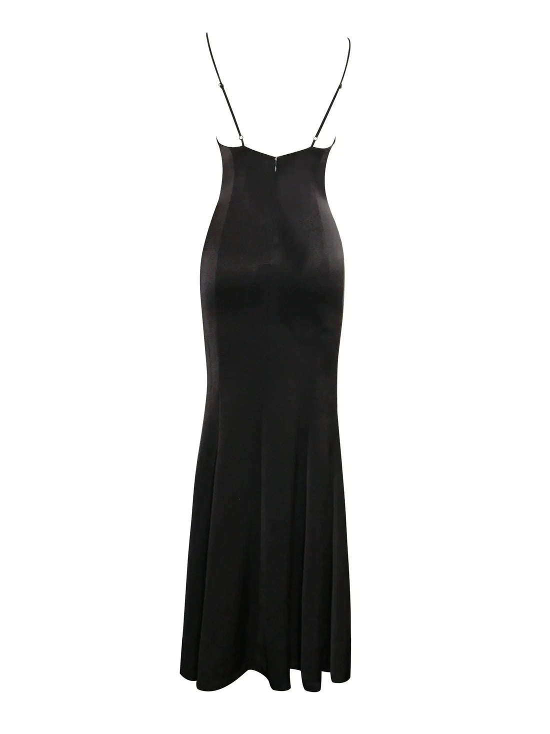 Eleanor Black and White Bow Satin Gown Jade Bridal