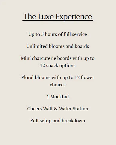 The Luxe Experience