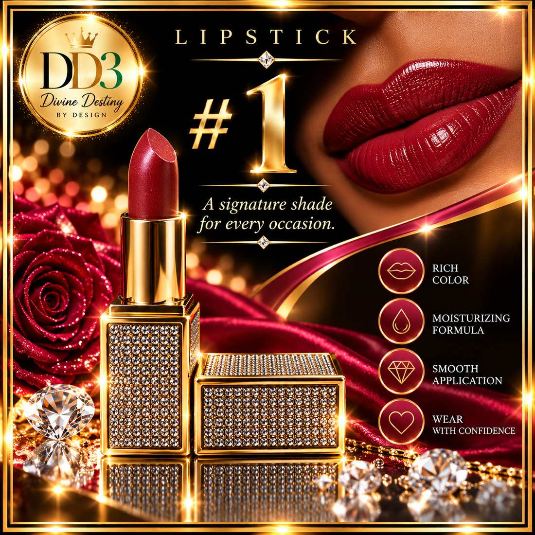 Divine Destiny Lipstick - #1