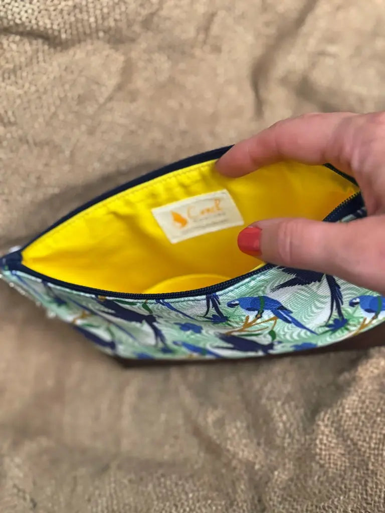 Blue Parrot Wristlet Conch Couture