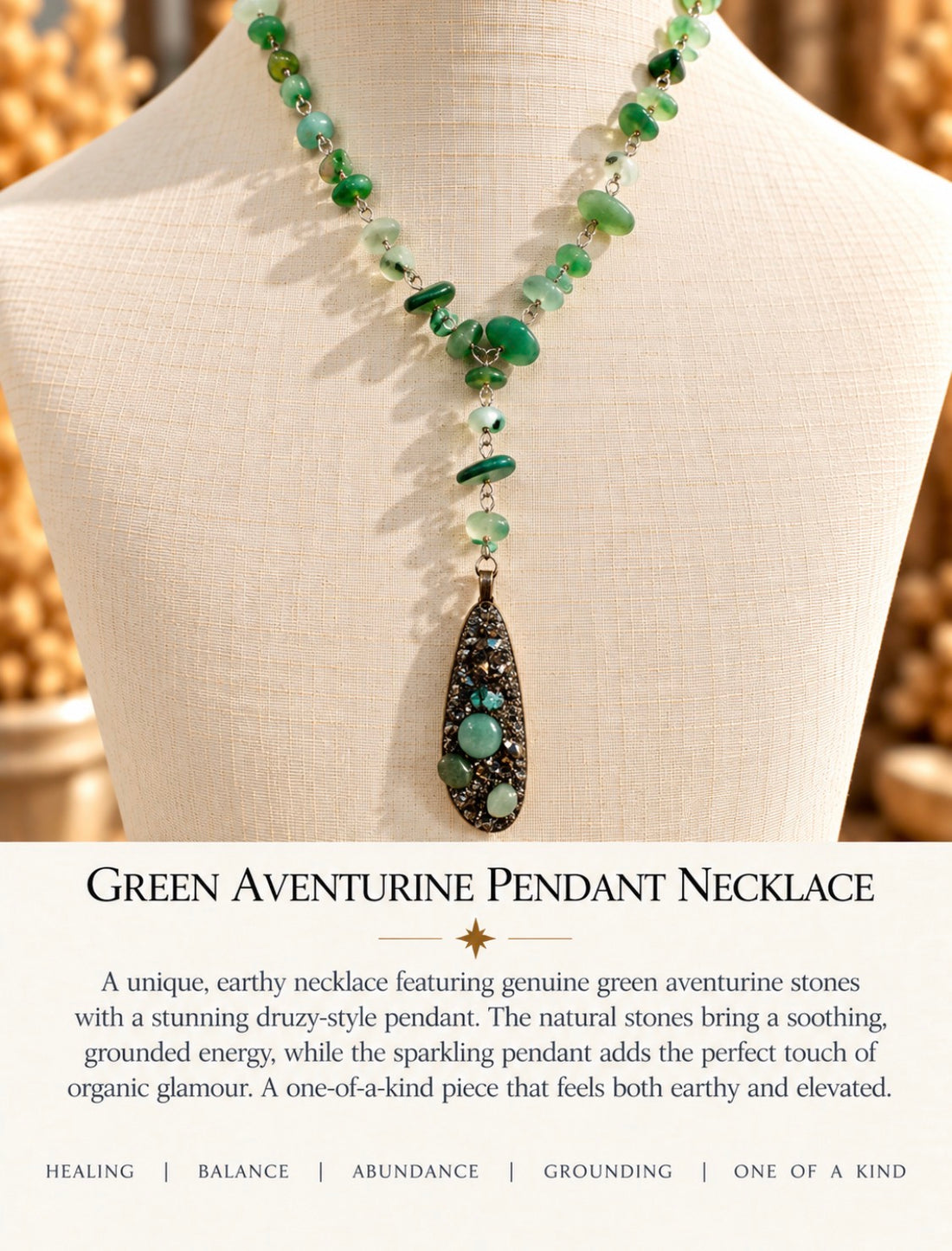 Green Aventurine Pendant