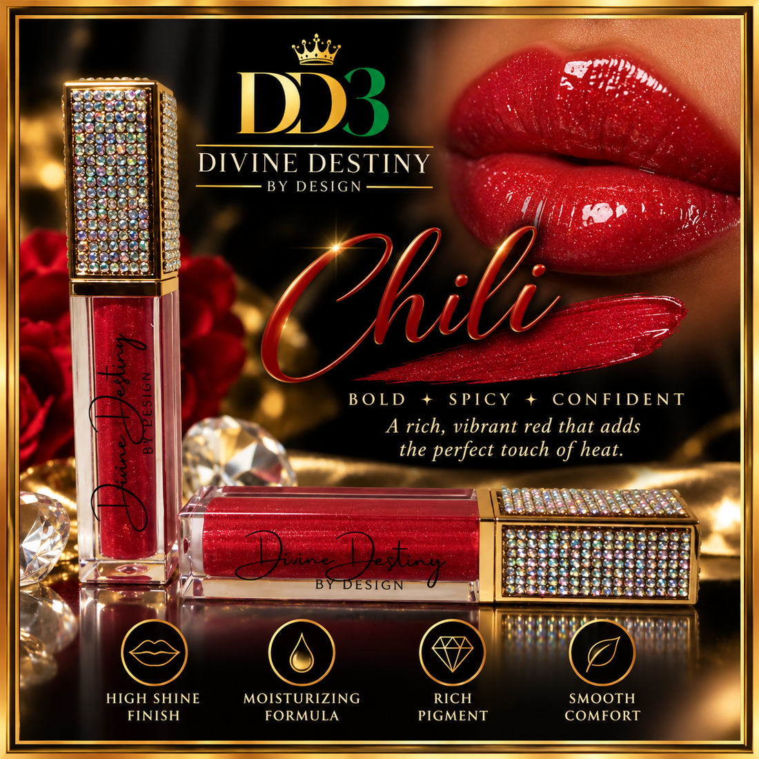 Divine Destiny Lip-gloss - Chili